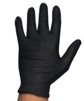 FLEXICAR GUA026M - GUANTE NITRILO NEGRO EXTRA FORCE SIS T-M